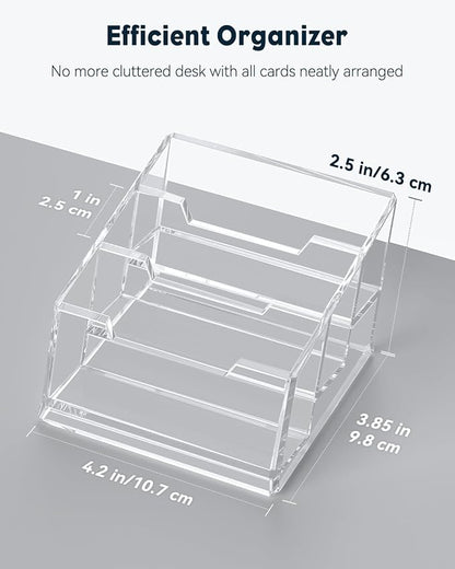 Uniclife Acrylic Business Card Holder - Image 2