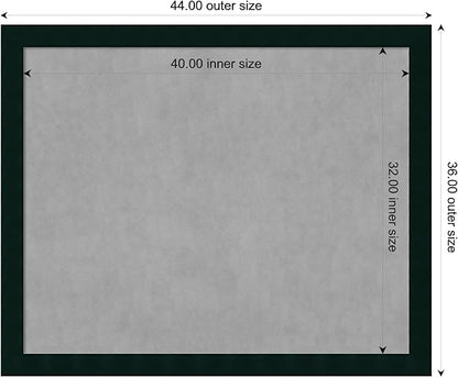 Amanti Art Black Framed Magnetic Board 36x44 X-Large Vision Board - Image 4