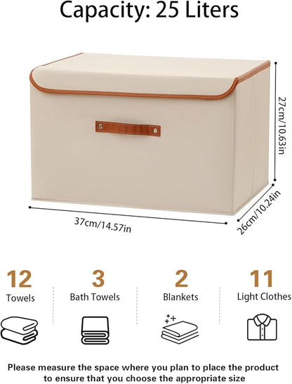 Tuza 2-Pack Large Fabric Storage Bins - Image 2