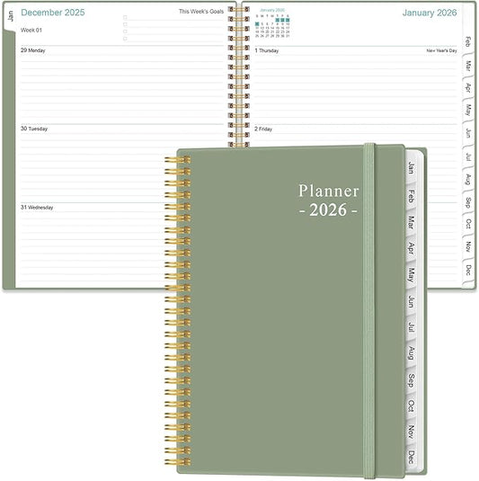 2026 Planner - Weekly Monthly Planner 2026 from January 2026 to December 2026 by Heveboik
