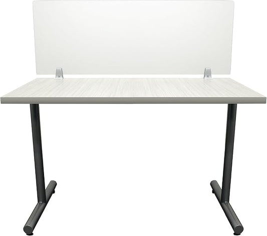 OBEX Frosted Acrylic Desk Mounted Privacy Panel by OBEX