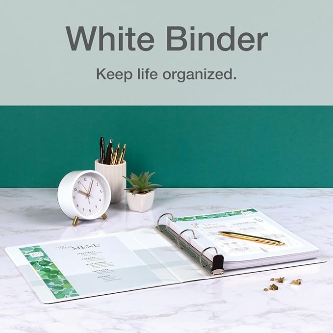 Cardinal 3 Ring Binder, 2 Inch Premier Easy Open Binder, ONE-Touch Locking - Image 6