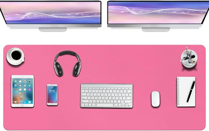 Boutilon Leather Desk Pad Protector, Non-Slip Mouse Pad, Laptop Desk Pad by Boutilon