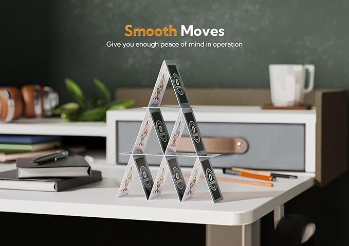 Claiks Standing Desk with Drawers, Adjustable Stand Up Electric Standing Desk - Image 9
