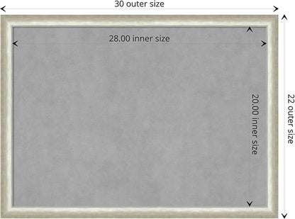 Amanti Art Silver Framed Magnetic Board 22x30 Medium Vision Board - Image 4