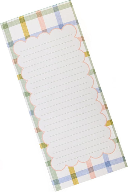 Graphique Plaid Magnetic Notepad, 100 Tear-Away Sheets - Image 3