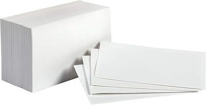 Amazon Basics Blank Index Cards, 10 Pack of 100 - Image 4