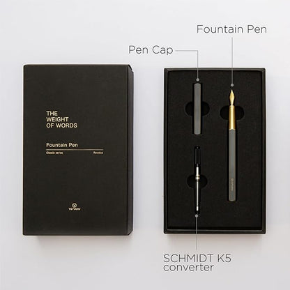 YSTUDIO Stunning Classic Revolve Fountain Pen, Schmidt Gilded Nib, Best Pen - Image 5