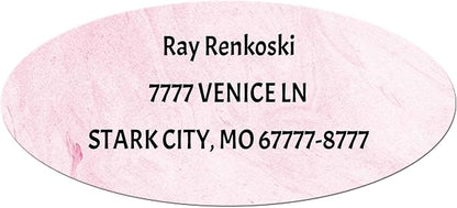 Made in USA Custom Return Address Stickers Labels Customized Mailing Label by HOOKAH+SUN