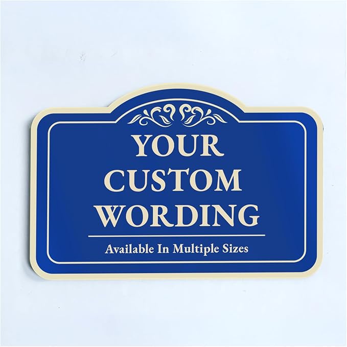 Custom Personalized Metal Aluminum Driveway Signs, Waterproof Made In USA by SpeedyOrders