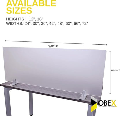 OBEX Acrylic Free Standing Screen, Divider - Image 6