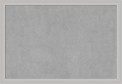 Amanti Art Silver Framed Magnetic Board 27x39 Large Vision Board by AmantiArt