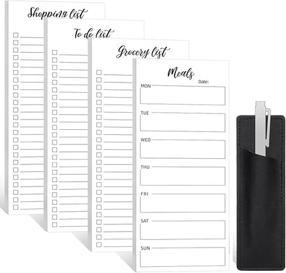 Thboxes 4 Pack Magnetic Note Pad by Thboxes