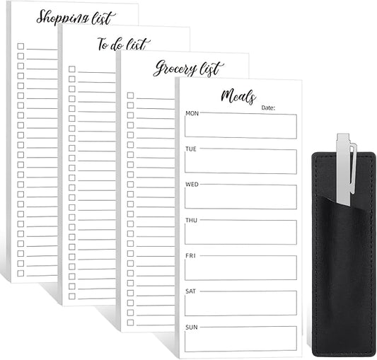 Thboxes 4 Pack Magnetic Note Pad by Thboxes