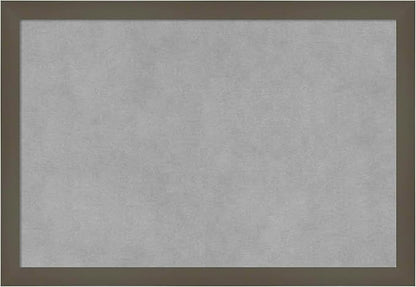 Amanti Art Grey Framed Magnetic Board 13x19 Small Vision Board by AmantiArt