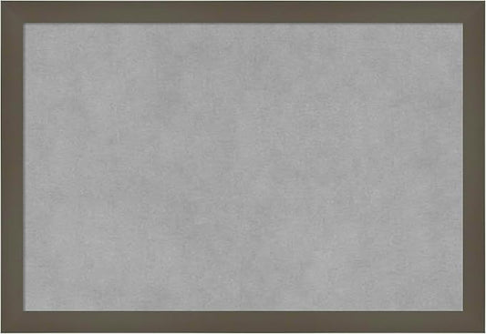 Amanti Art Grey Framed Magnetic Board 13x19 Small Vision Board by AmantiArt