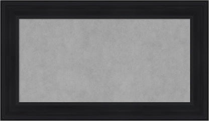 Amanti Art Black Framed Magnetic Board 17x29 Small Vision Board by AmantiArt