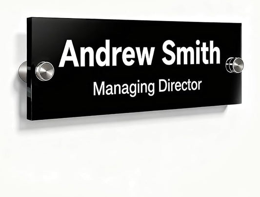 Personalized Office Wall Name Plate Sign Custom Door Name Plate Office Gifts by Unknown