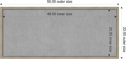 Amanti Art Silver Framed Magnetic Board 22x50 Oversize Vision Board - Image 4