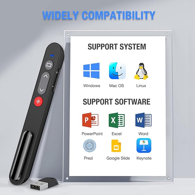 Presentation Clicker with Case, Wireless Presenter - Image 9