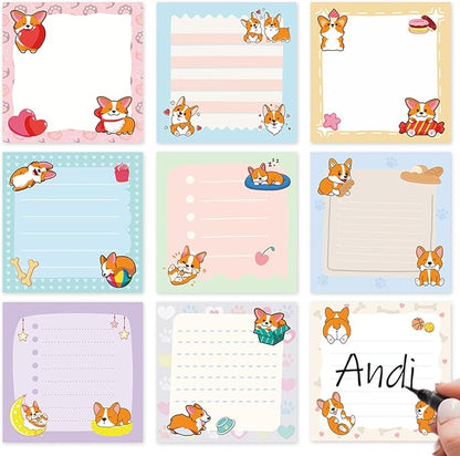 Lovarywow Corgi Sticky Notes Gifts by Lovarywow