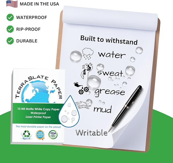 TerraSlate Printable Waterproof Paper - Image 2