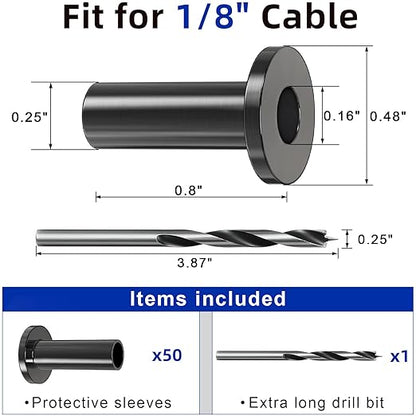 50 Pack Cable Railing Protector Sleeves - Image 5