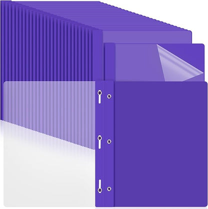 Feifeiya 48 Pack Plastic Report Covers by Feifeiya