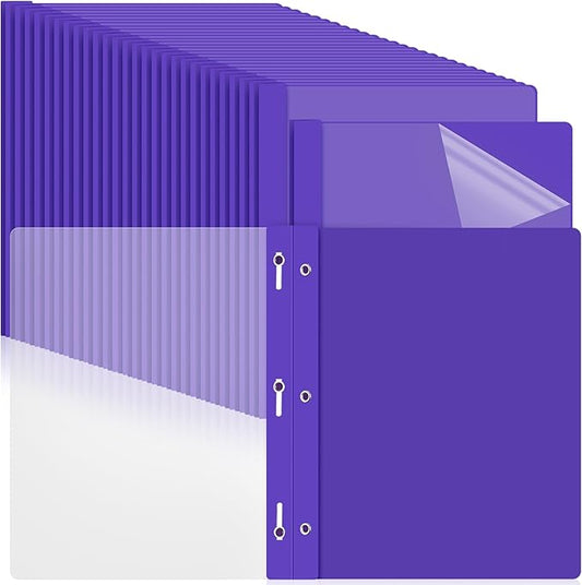 Feifeiya 48 Pack Plastic Report Covers by Feifeiya