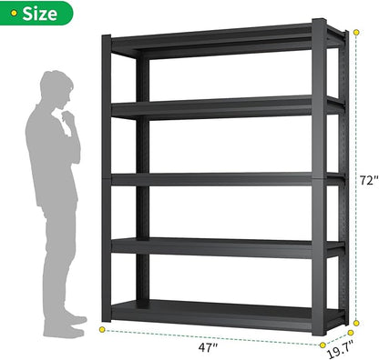 CBCNWR 72''H Garage Storage Shelves, 2800LBS Steel Heavy Duty Storage Shelves - Image 3