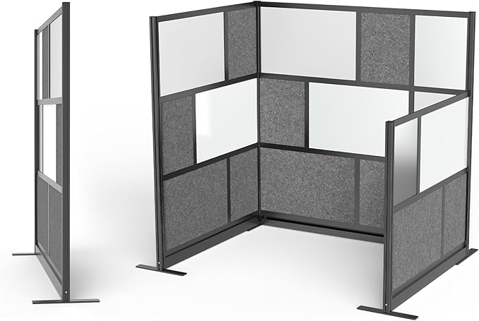 Stand Up Desk Store Expanse Modular Wall | 70'' x 70'' Wall | Expandable - Image 6