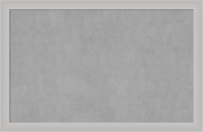 Amanti Art Silver Framed Magnetic Board 23x35 Large Vision Board by AmantiArt