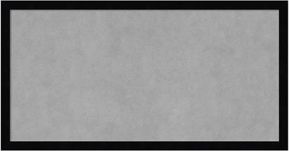 Amanti Art Black Framed Magnetic Board 13x25 Small Vision Board by AmantiArt
