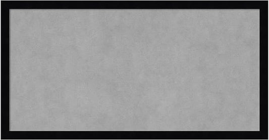 Amanti Art Black Framed Magnetic Board 13x25 Small Vision Board by AmantiArt