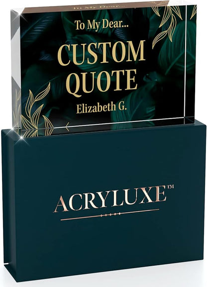 Custom Acrylic Sign Personalized, Custom Desk Name Plate, 18 Styles, by MySignCenter