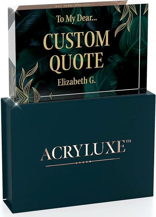 Custom Acrylic Sign Personalized, Custom Desk Name Plate, 18 Styles, by MySignCenter