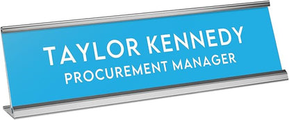 Custom Engraved Desk Plate | Personalized by 904Custom