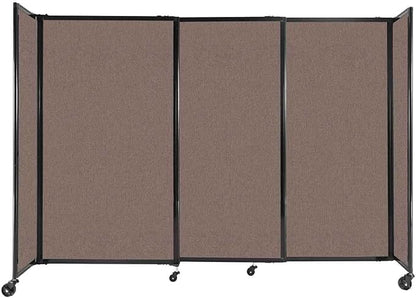 Versare Straightwall Sliding Portable Wall Partition | Freestanding Office by VERSARE