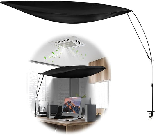 55 Inch Office Cubicle and Desk Shade – Blocks Light and Air Conditioning by CKAGF