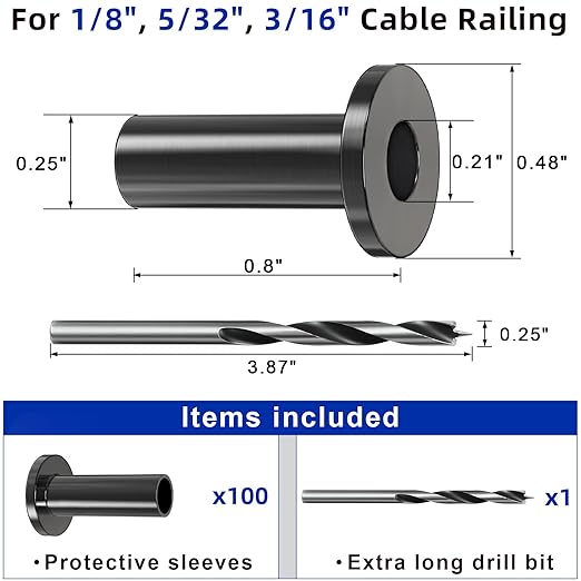 Steel DN Mate 100 Pack Stainless Steel Protector Sleeves - Image 7