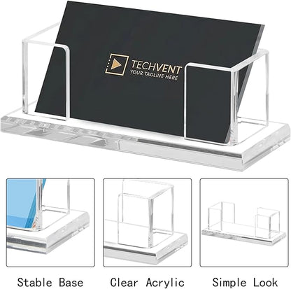 Weiai Acrylic Business Card Holder Stand - Image 2