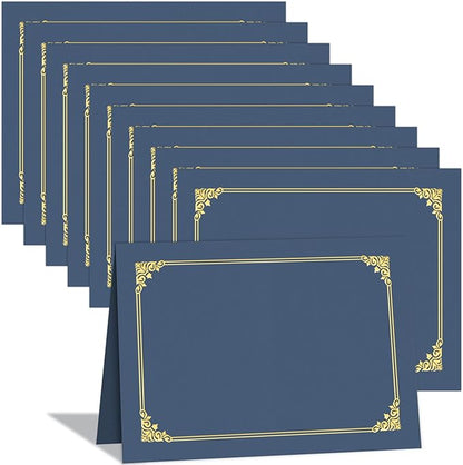 HAUTOCO 10 Pack Certificate Holders, Document Award Covers Certificate Folders by HAUTOCO