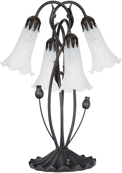Bieye LS10 Lily Flower Blown Glass Lampshade - Image 6