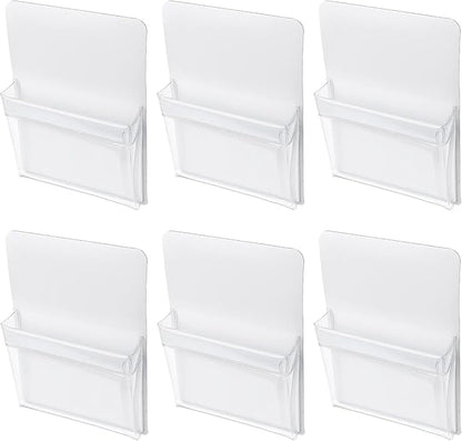DORMIYA 6 Pcs PVC with Strong Attachment Force Pen Marker Holders, 4.7x6.5 in by Unknown
