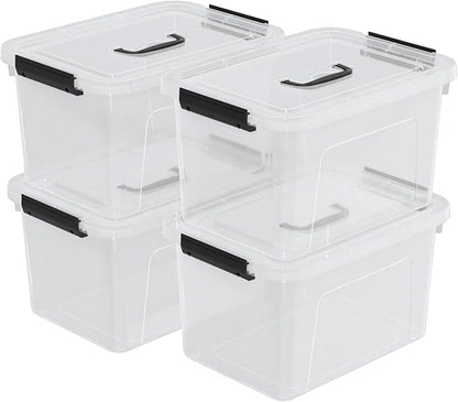 Drephia 10.5 Quart Clear Plastic Storage Box/Container - Image 7