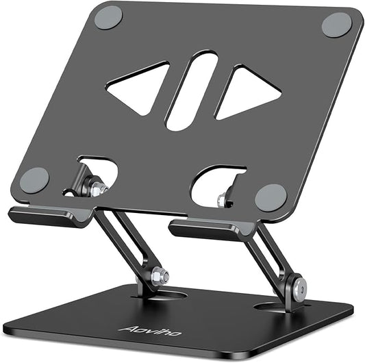 Aoviho Tablet Stand Holder for Desk, Adjustable Desktop Tablet Holder, Foldable by Aoviho
