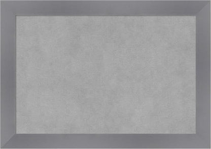 Amanti Art Grey Framed Magnetic Board 14x20 Small Vision Board by AmantiArt