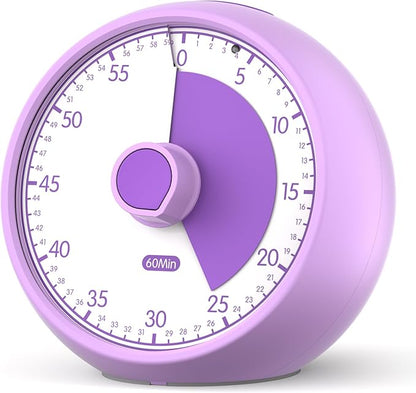 Visual Timer for Kids 60-Minute by Conchstar