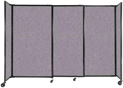 Versare Straightwall Sliding Portable Wall Partition | Freestanding Office by VERSARE