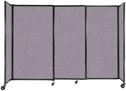 Versare Straightwall Sliding Portable Wall Partition | Freestanding Office by VERSARE